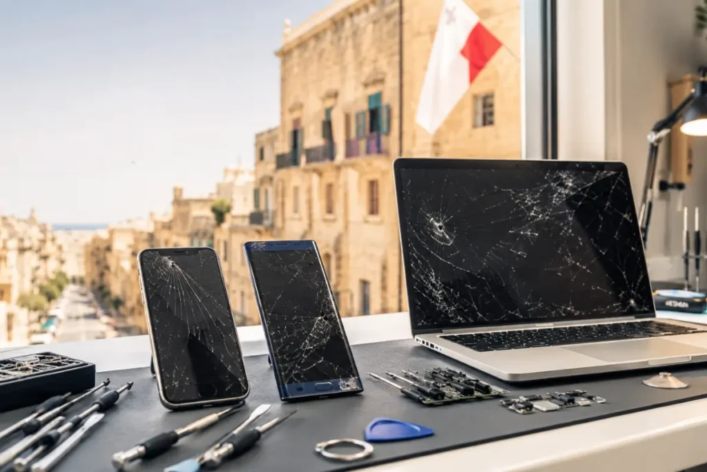 How Much Does Screen Repair Cost in Malta? (iPhone, Samsung & Laptop Price Guide)